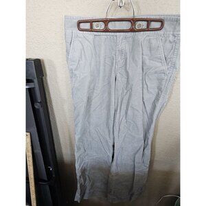Eddie Bauer Gray Velvet Flared Pants Women's Size 4 Slight Stretch